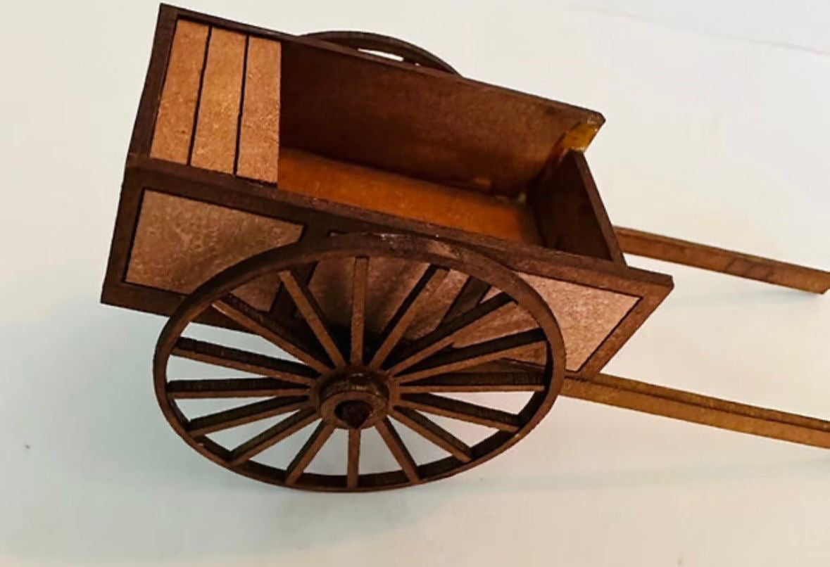 Advent 2023 Finnish Horse cart. 1/48th scale