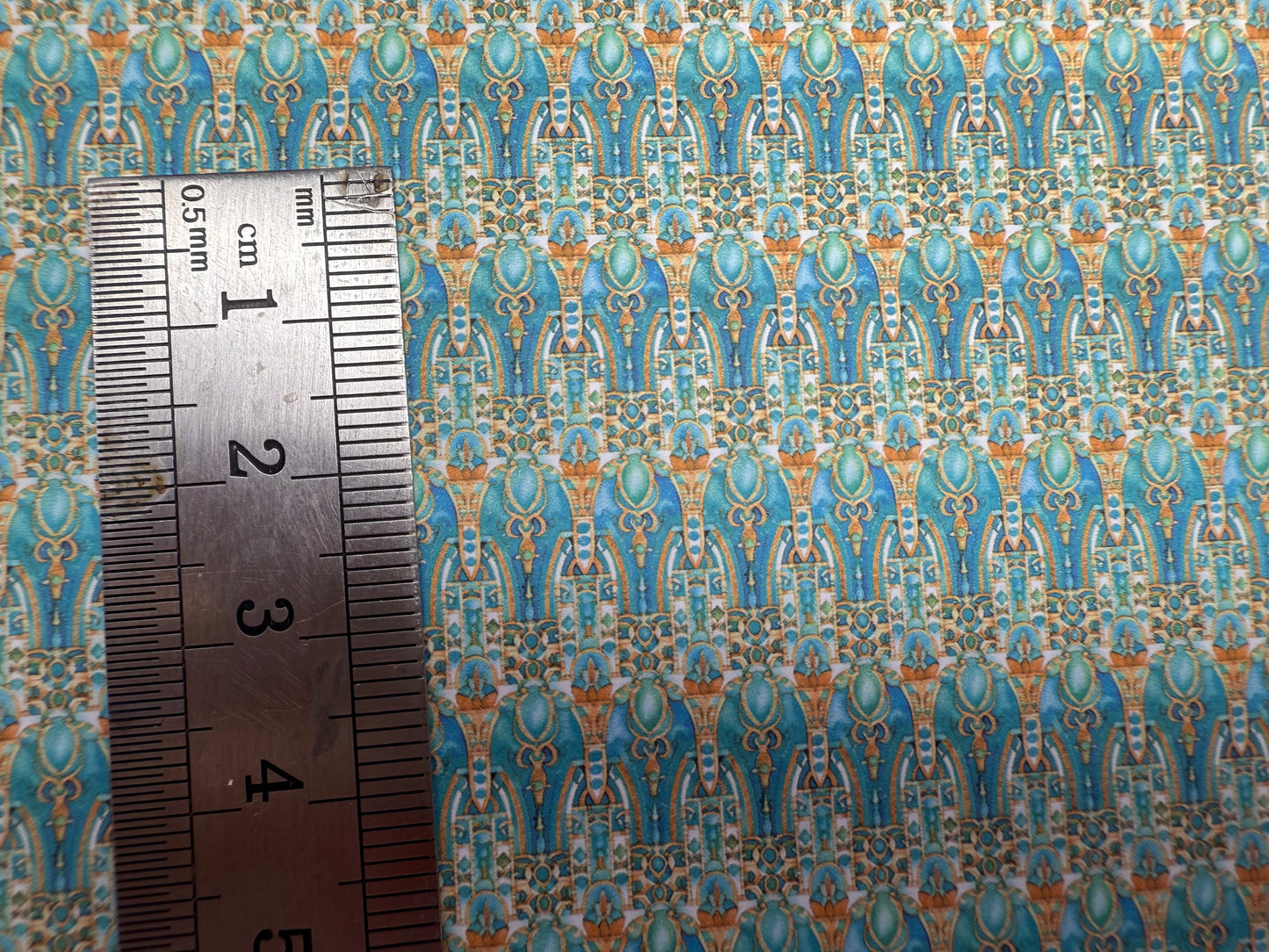 Wallpaper EGYPTIAN Teal 5 1/48th scale