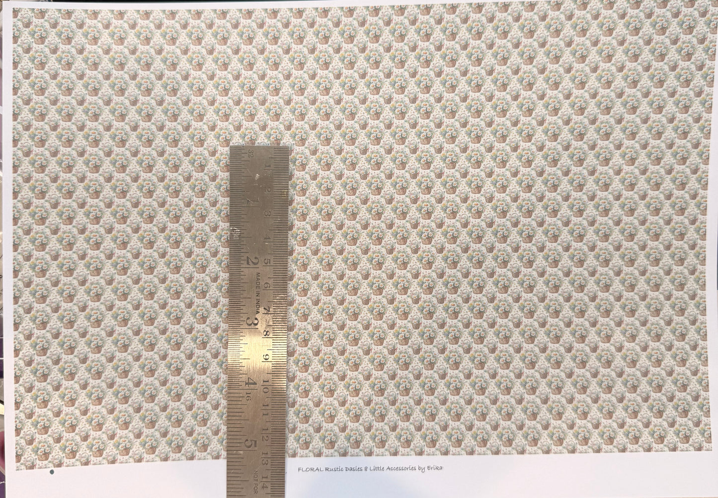 FABRIC Rustic Daisies 8