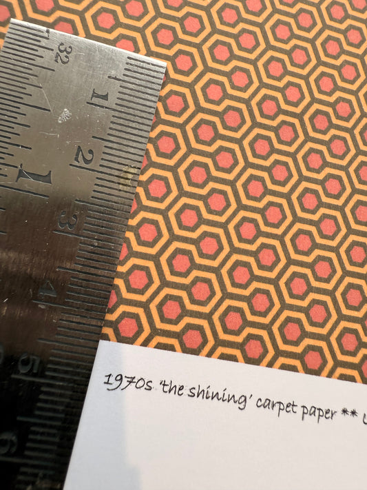 FABRIC 1970s 'the shining'