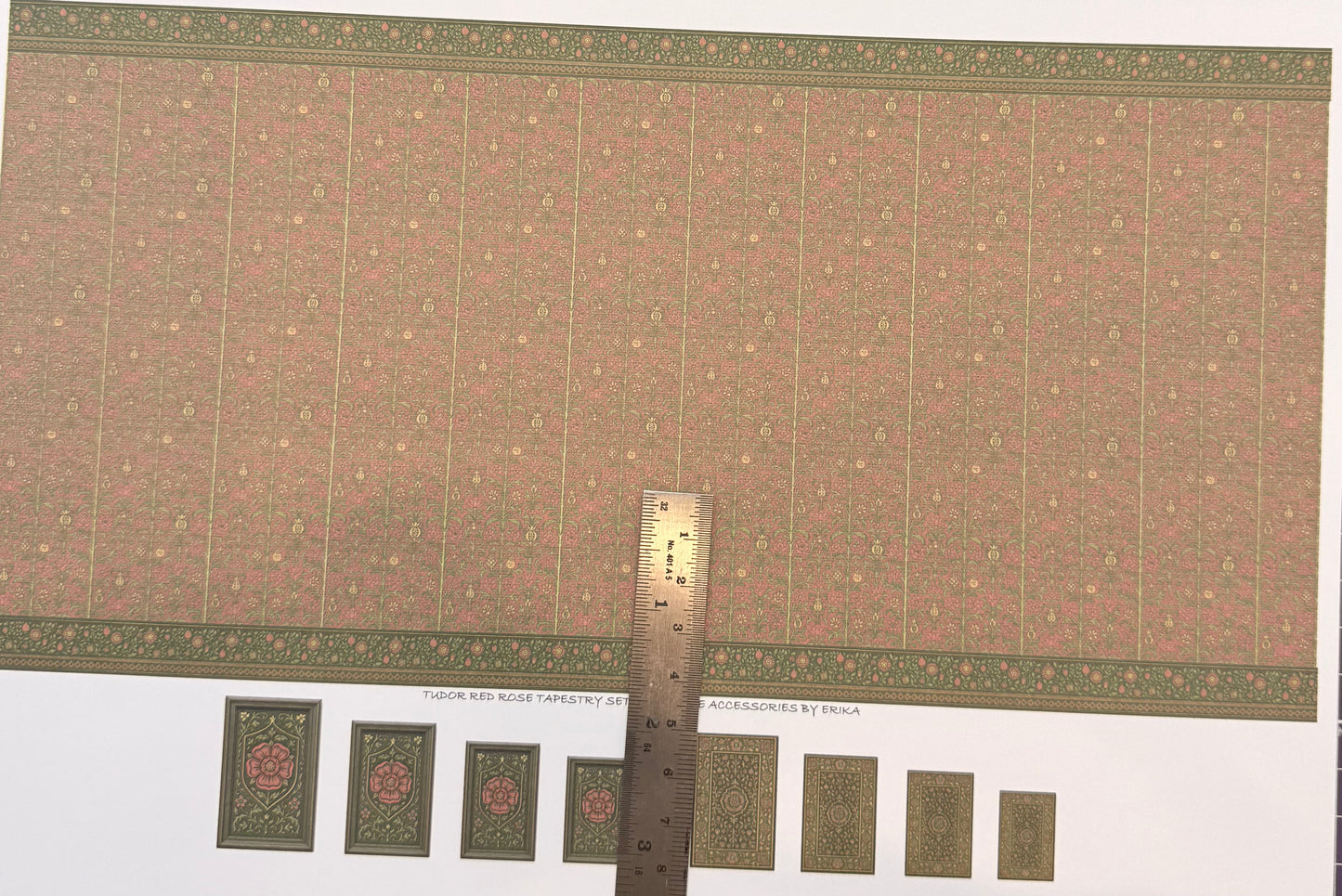 SET WALLPAPER red rose tapestry 1/48