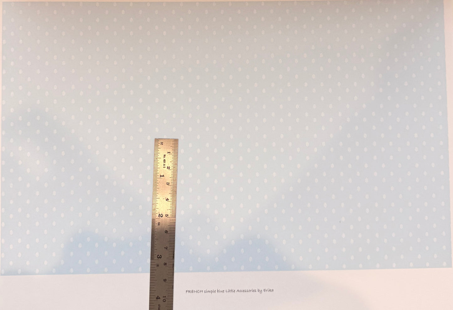 Fabric FRENCH simple blue