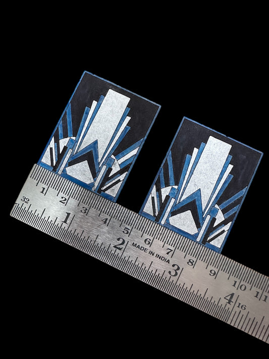 ART DECO decorative wall PANELS 4 in a pack. 1/48th scale.