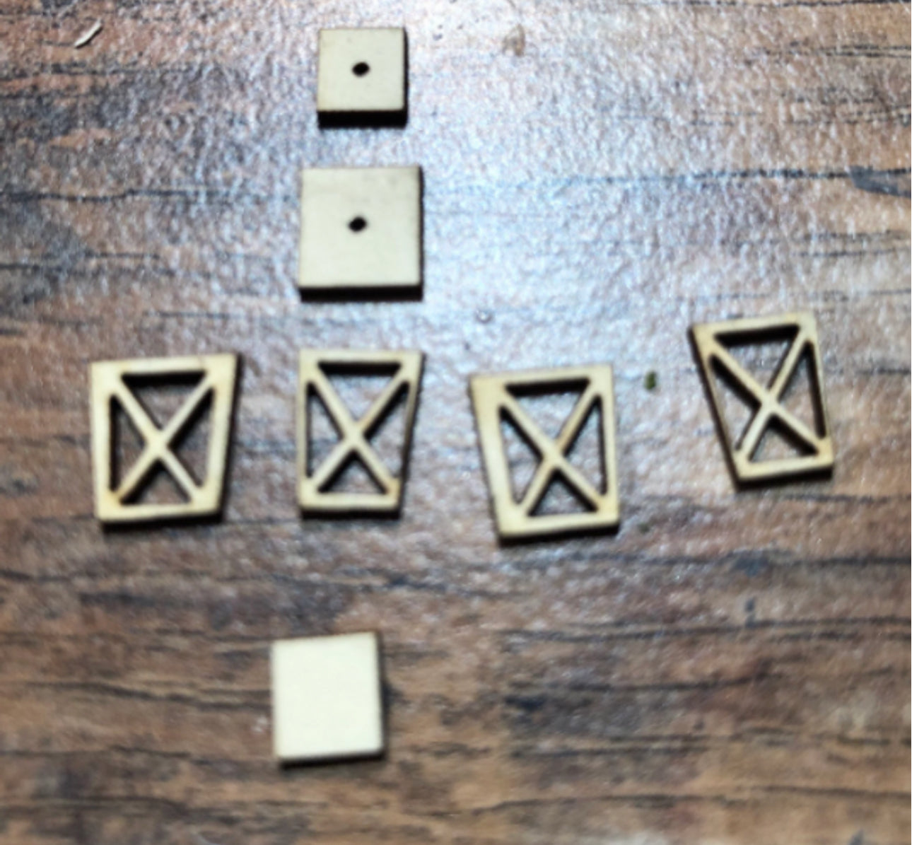 Carriage Lamps. 1/48th scale. KIT. 4 in a pack