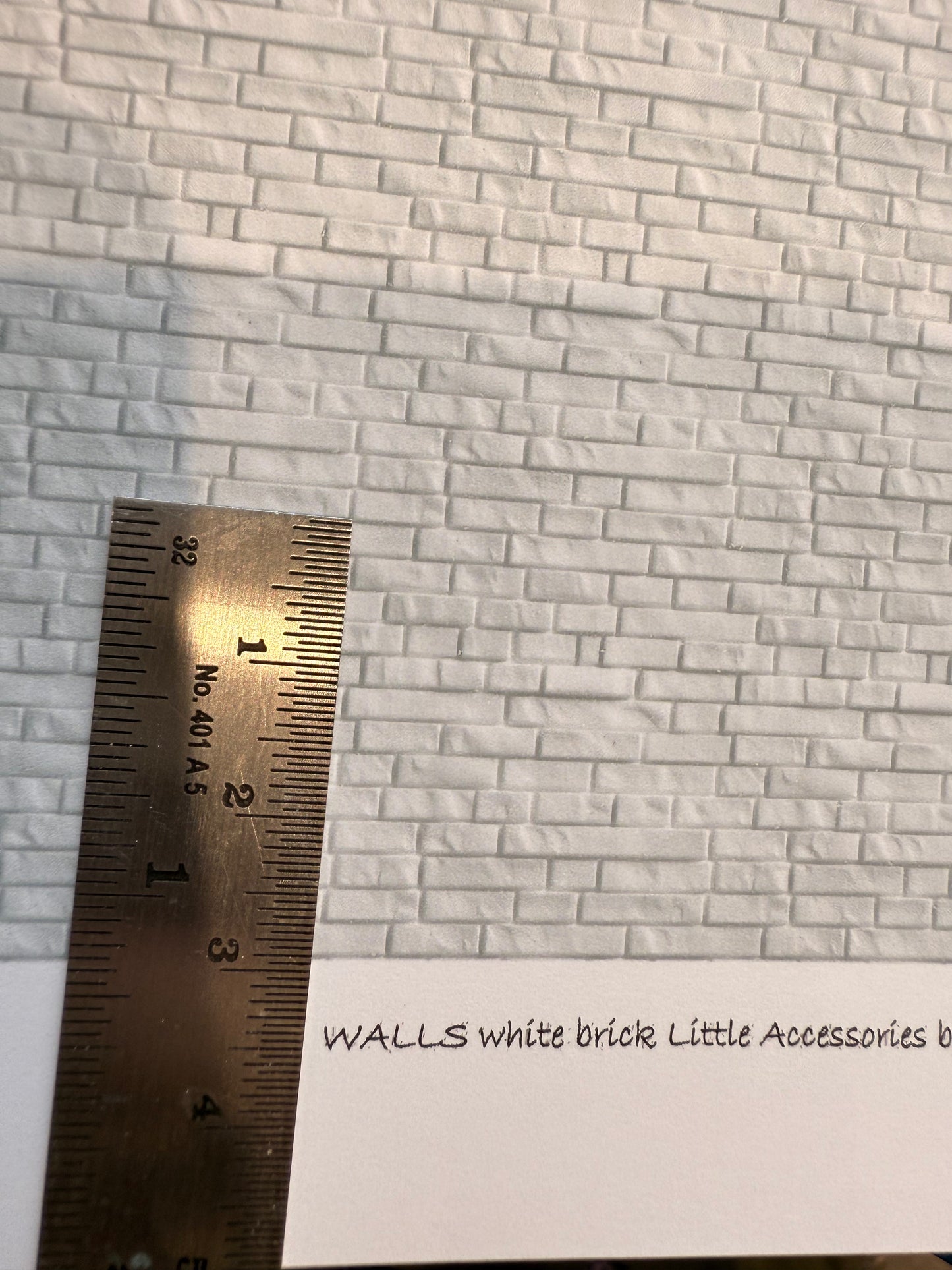WALLS WHITE BRICKS 1/48