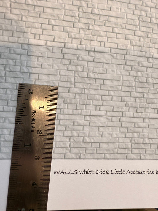 WALLS WHITE BRICKS 1/48