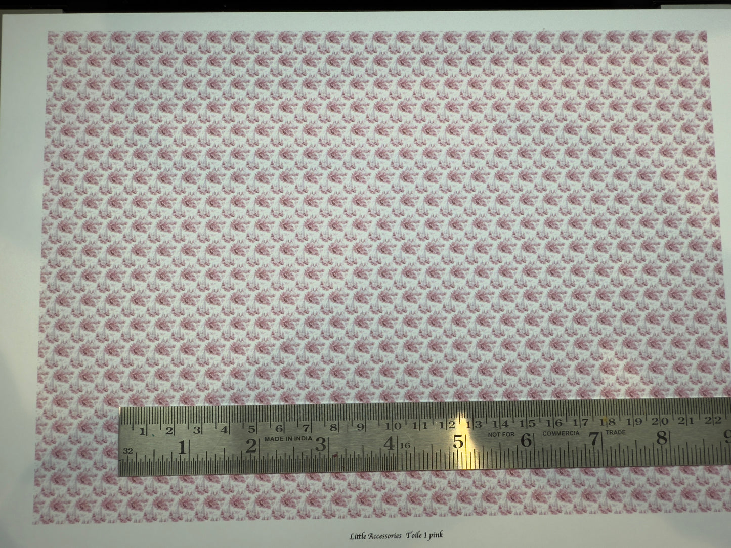 FABRIC FRENCH Toile pink 2