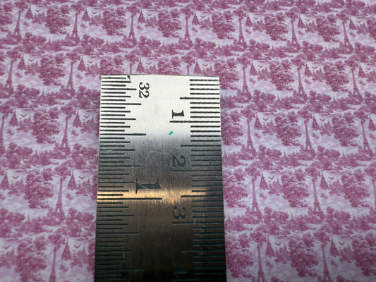 FABRIC  FRENCH toile pink Paris