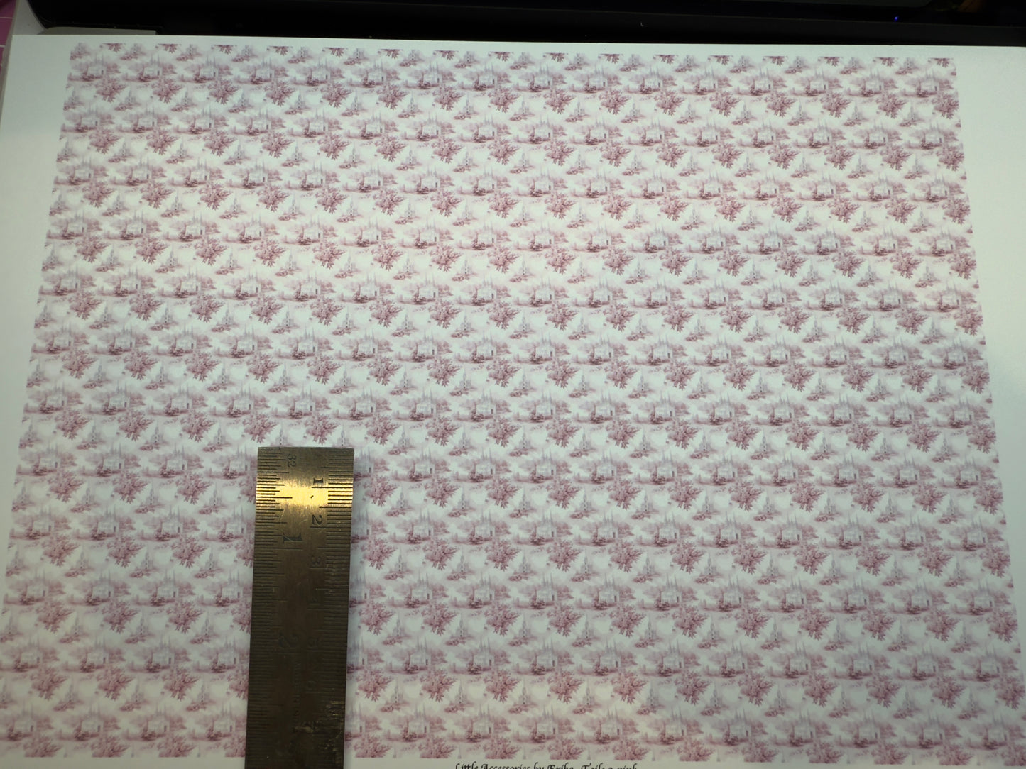 FABRIC FRENCH toile pink