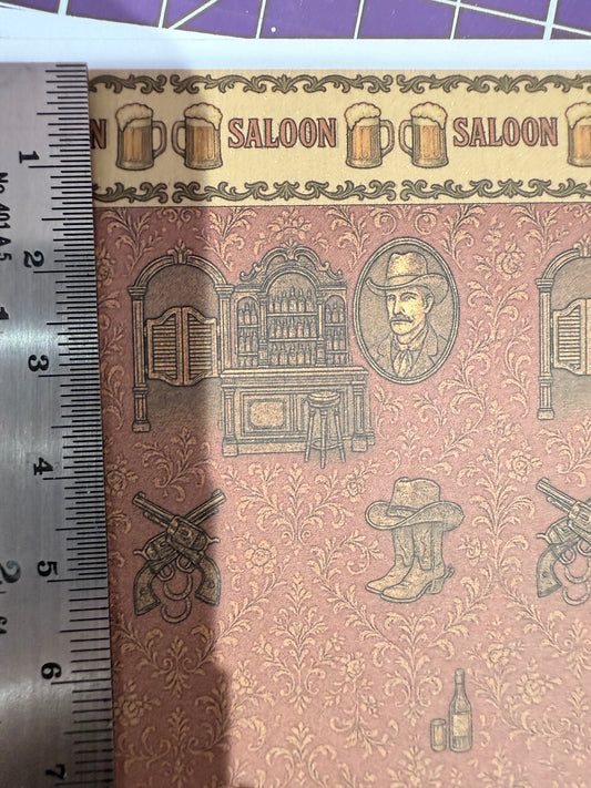 SET 1/48 SCALE WILD WEST SALOON