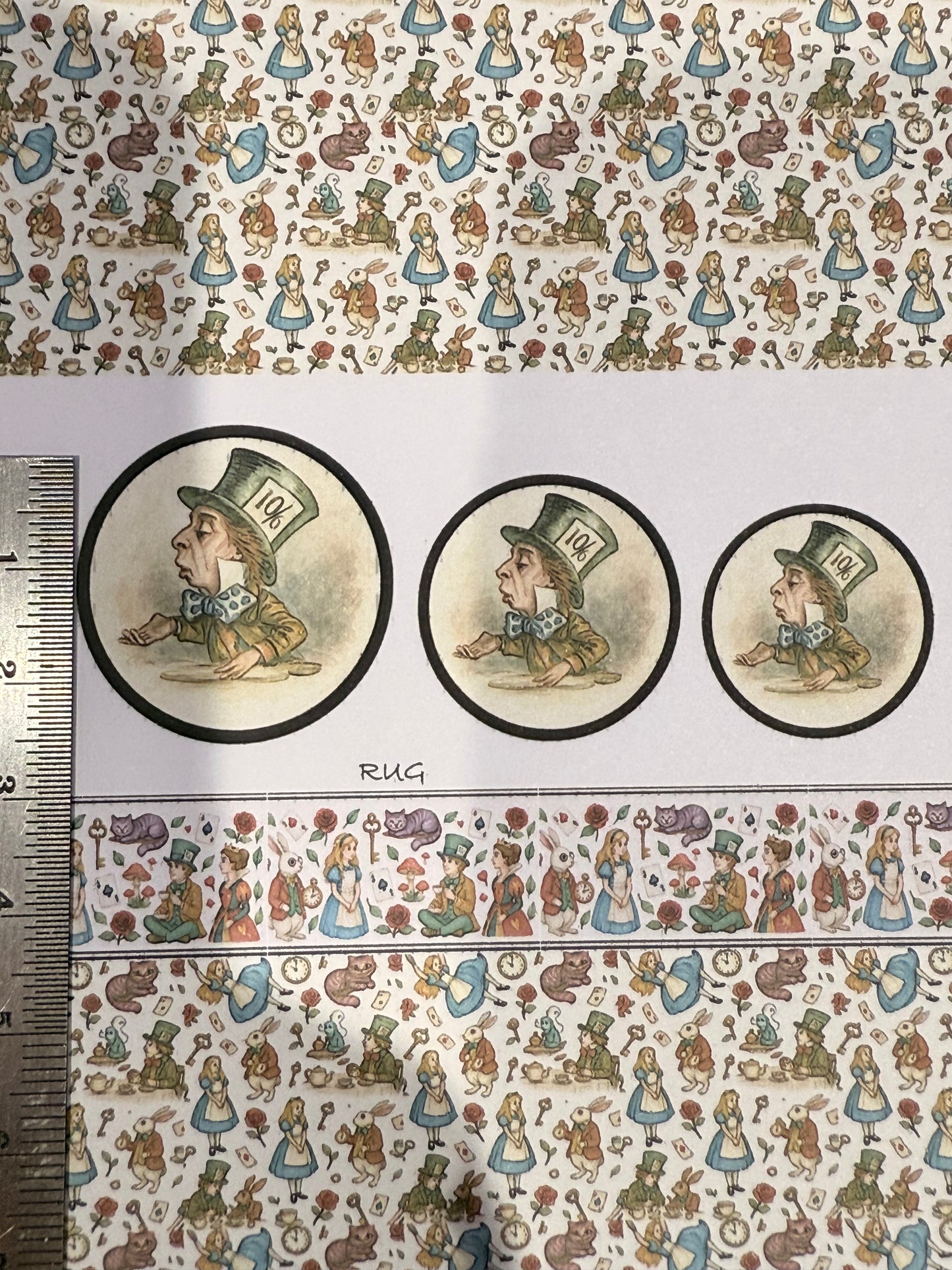 SET OF 1/48 SCALE ALICE & HER TEA PARTY