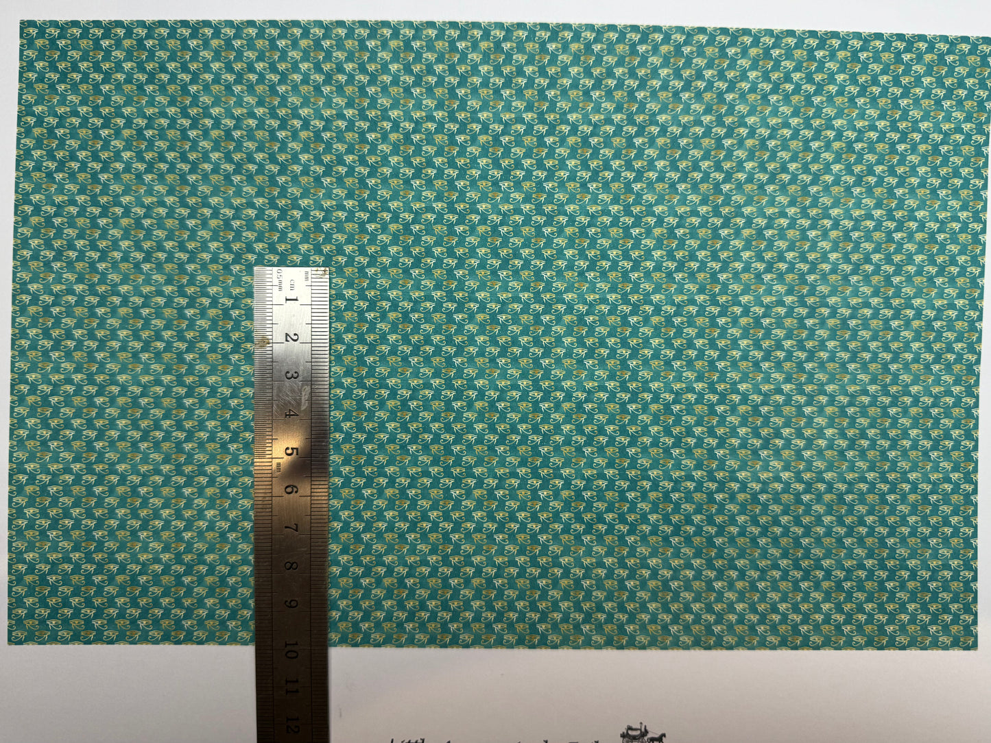 Wallpaper EGYPTIAN green gold eye 2. 1/48th scale