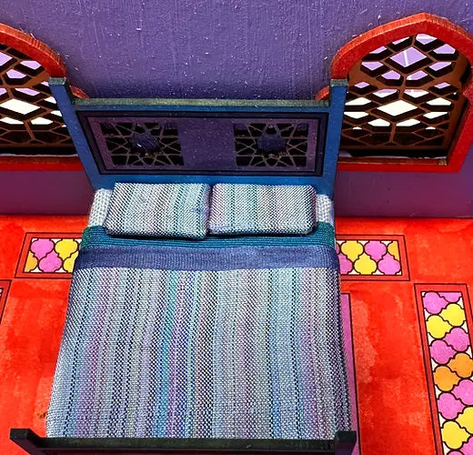 Moroccan Double. 1/48th scale bed
