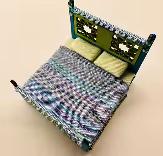 Moroccan Double. 1/48th scale bed
