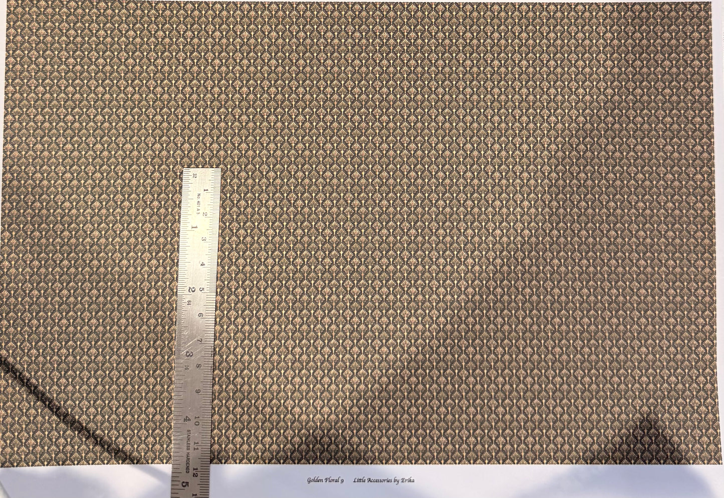 wallpaper Victorian Golden floral 9. 1/48