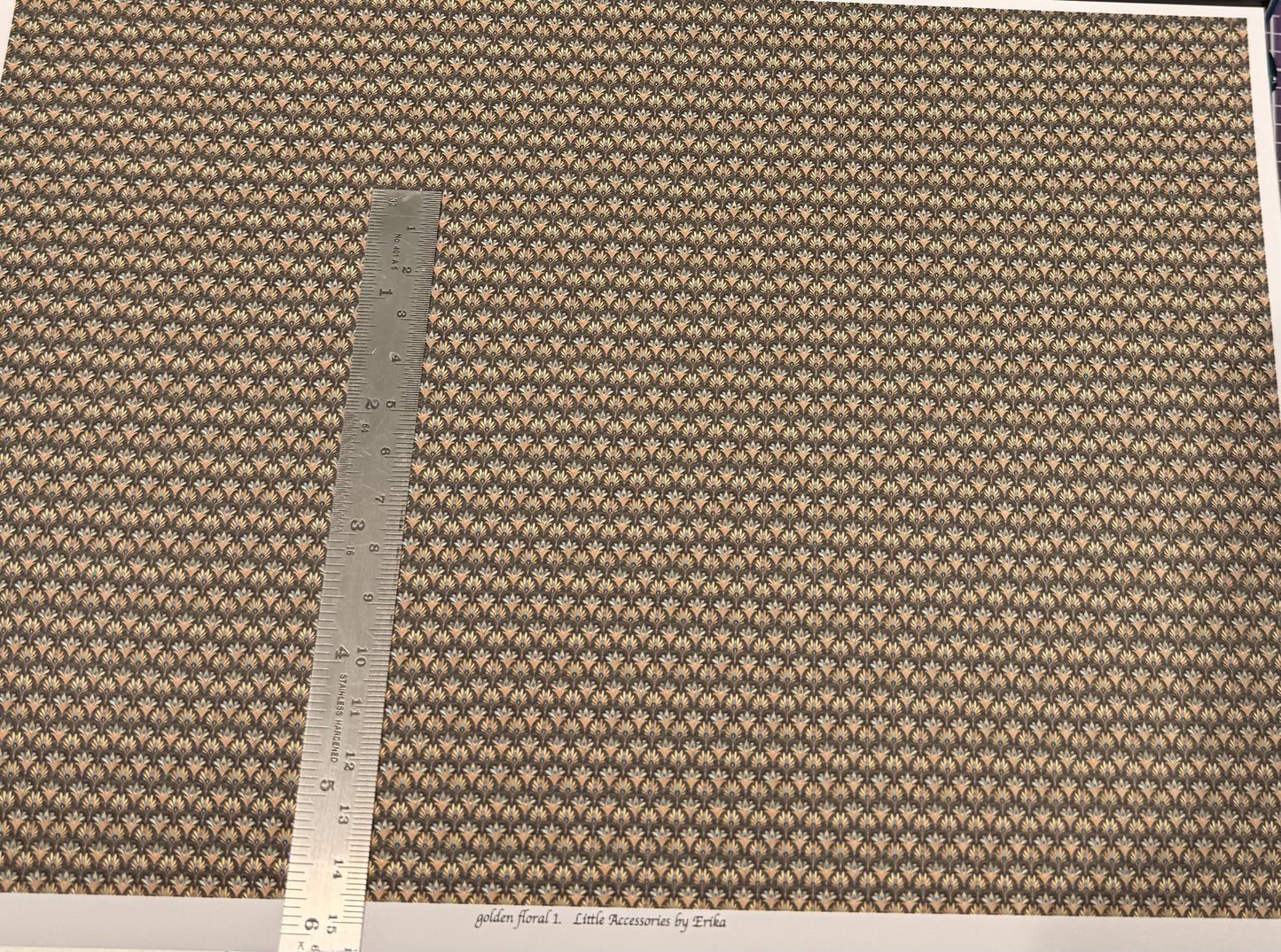 Golden floral 1 1/48