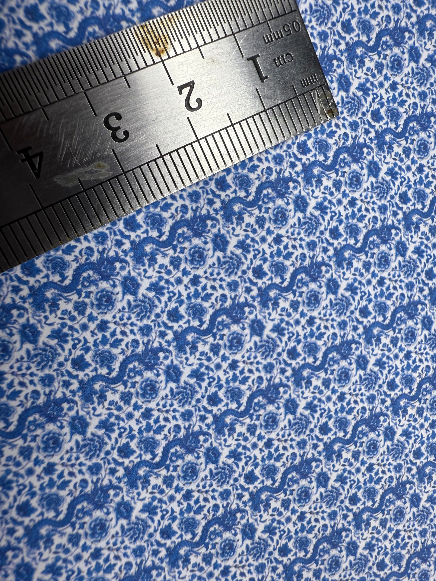 FABRIC FRENCH. Chinoiserie blue 3