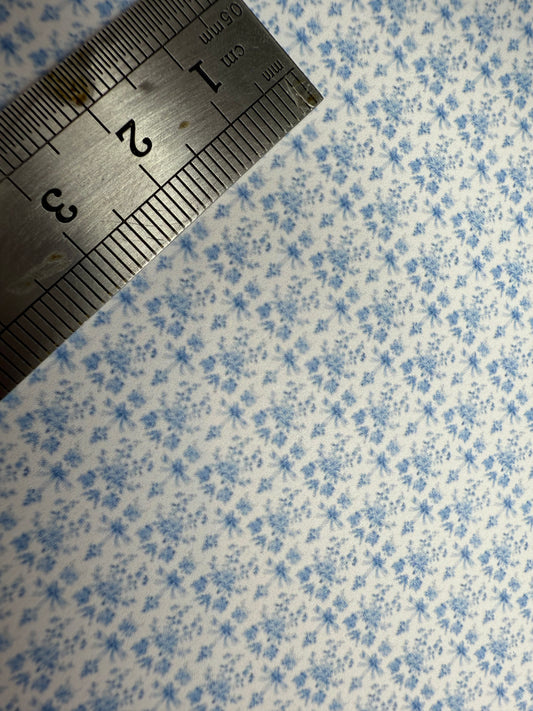 FABRIC  FRENCH TOILE blue 4
