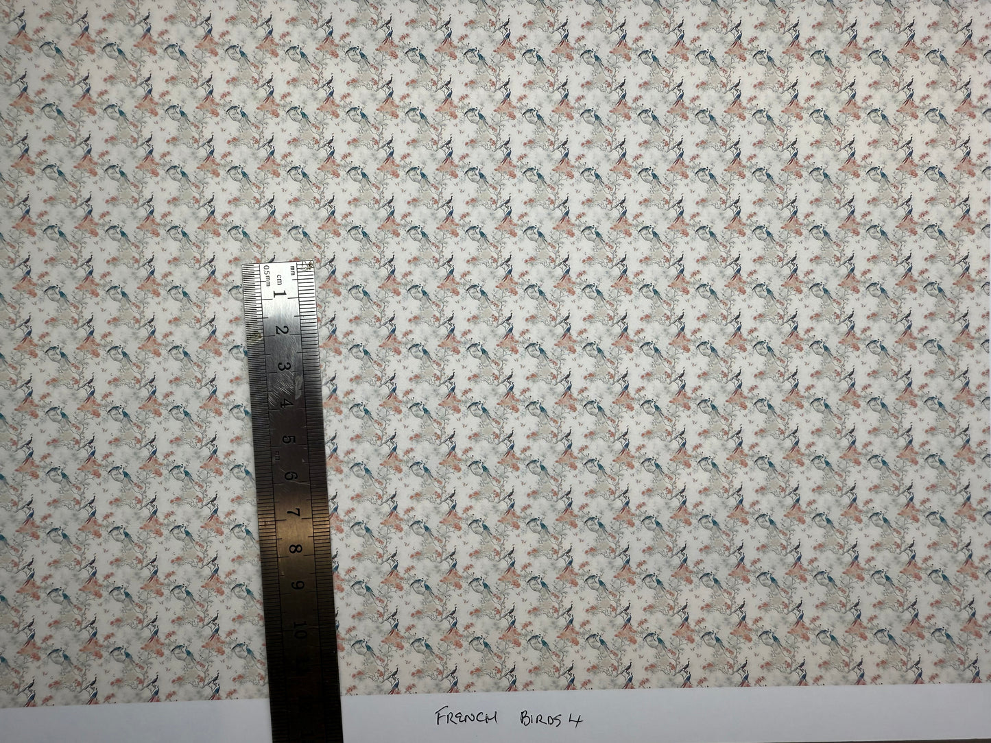 FABRIC FRENCH birds 4