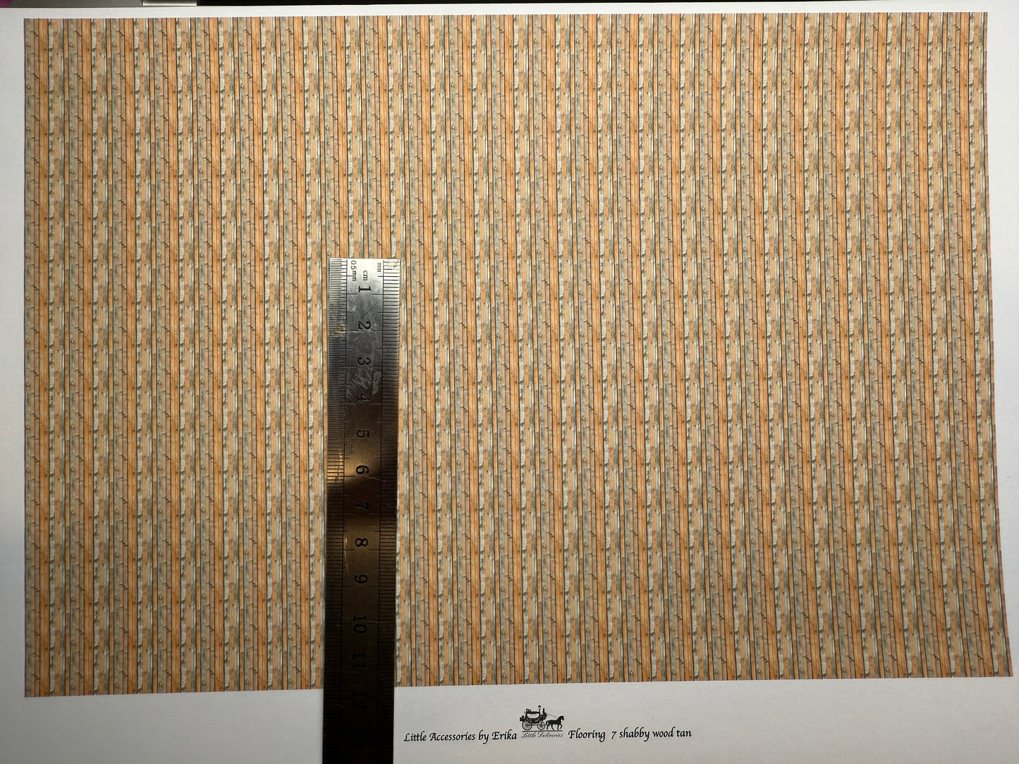 FABRIC shabby wood tan 7