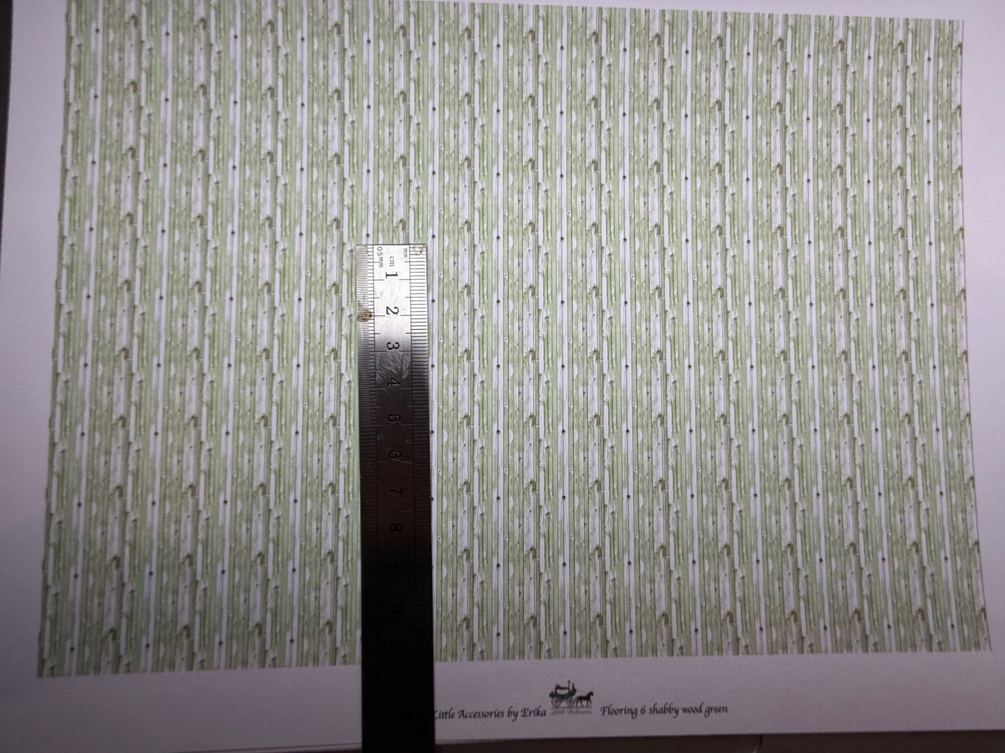 FABRIC shabby Wood Green