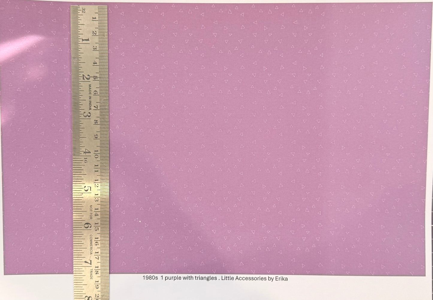 WALLPAPER 1980S 1 PURPLE WITH TRIANGLES