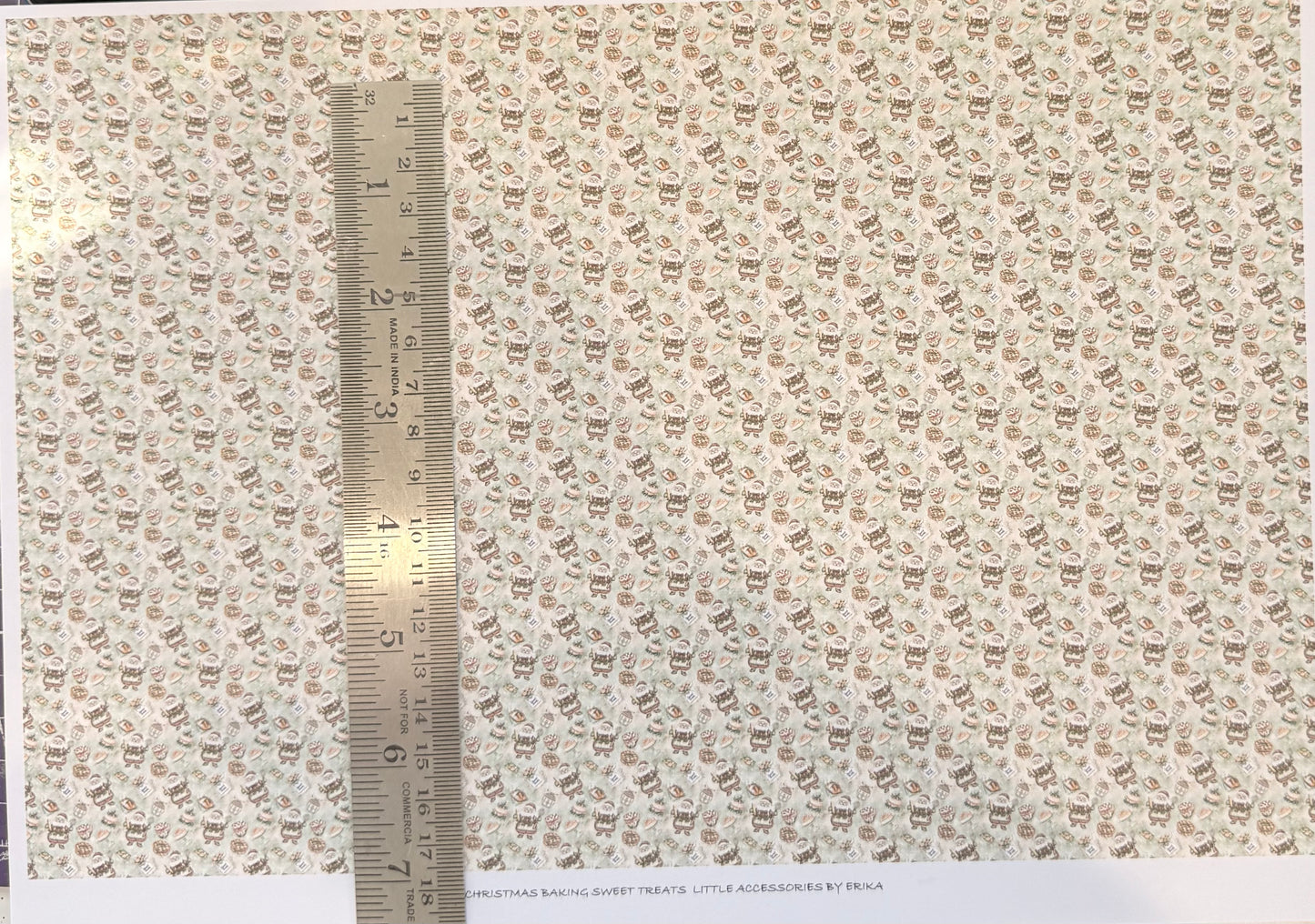 FABRIC CHRISTMAS BAKING SWEET TREATS 1/48