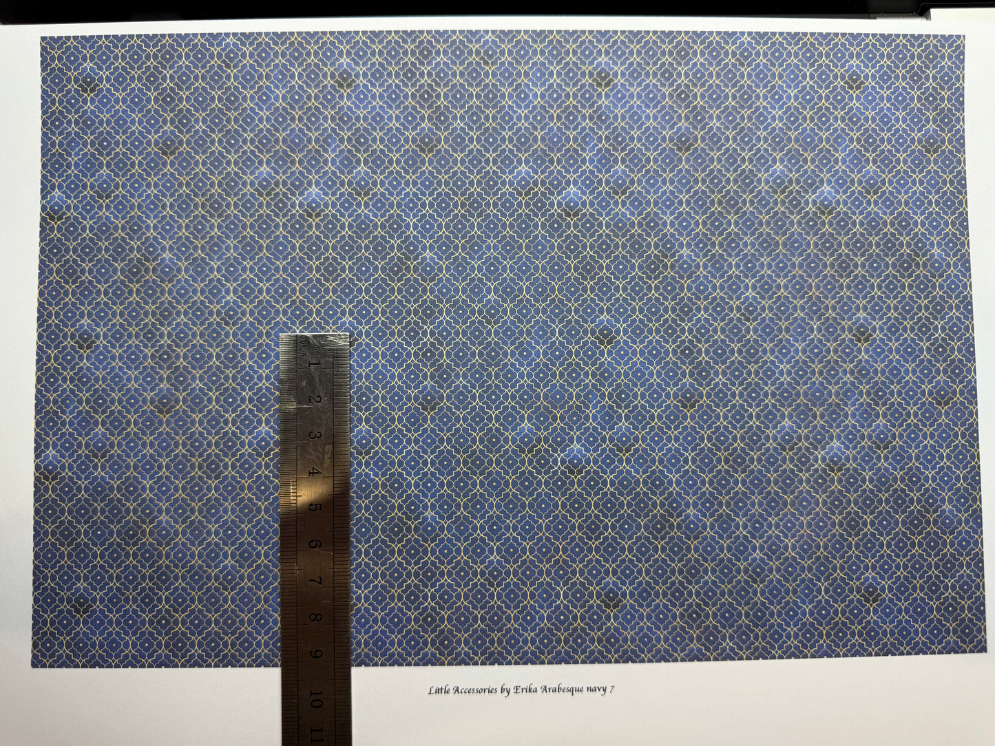 Wallpaper Arabesque Navy 7