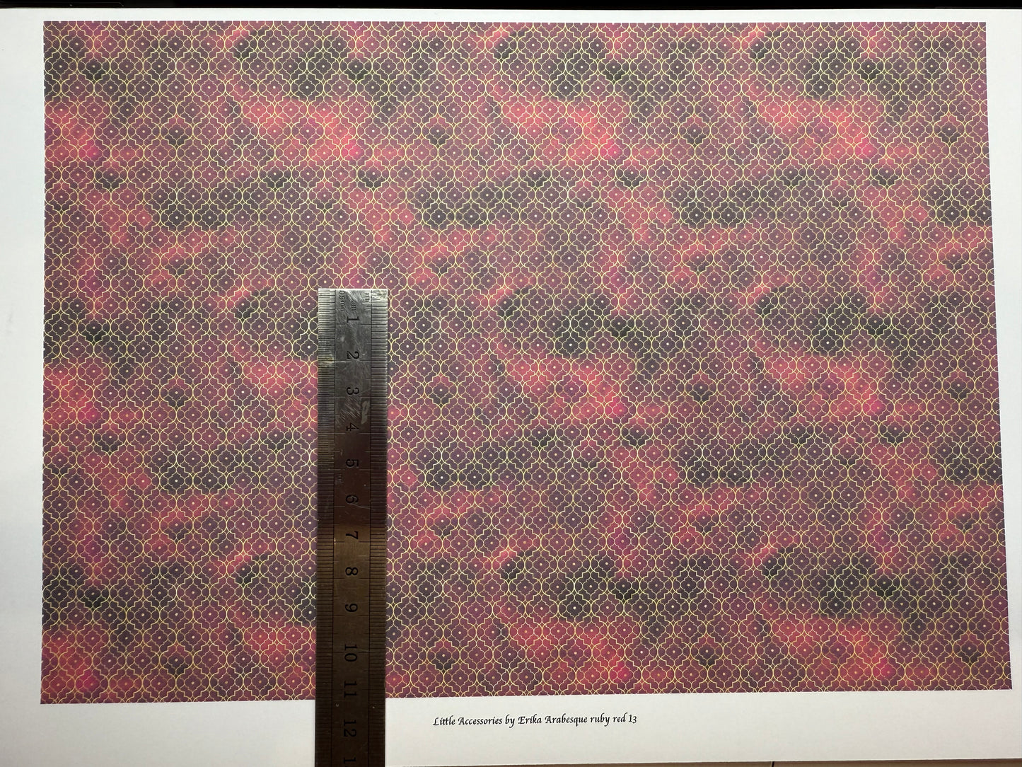 Wallpaper Arabesque aubergine 5