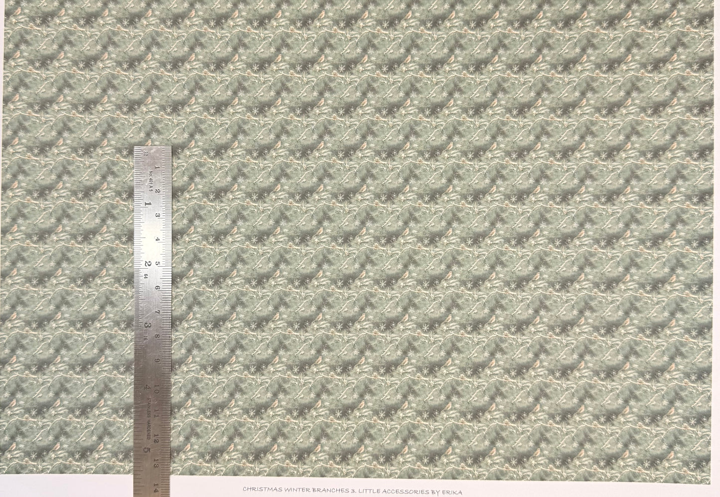 WALLPAPER CHRISTMAS WINTER BRANCHES 3 1/48