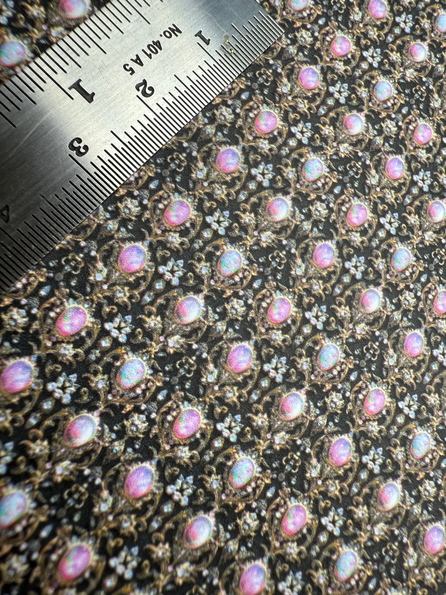 Wallpaper OPAL BLACK PINK Miscellaneous/floral