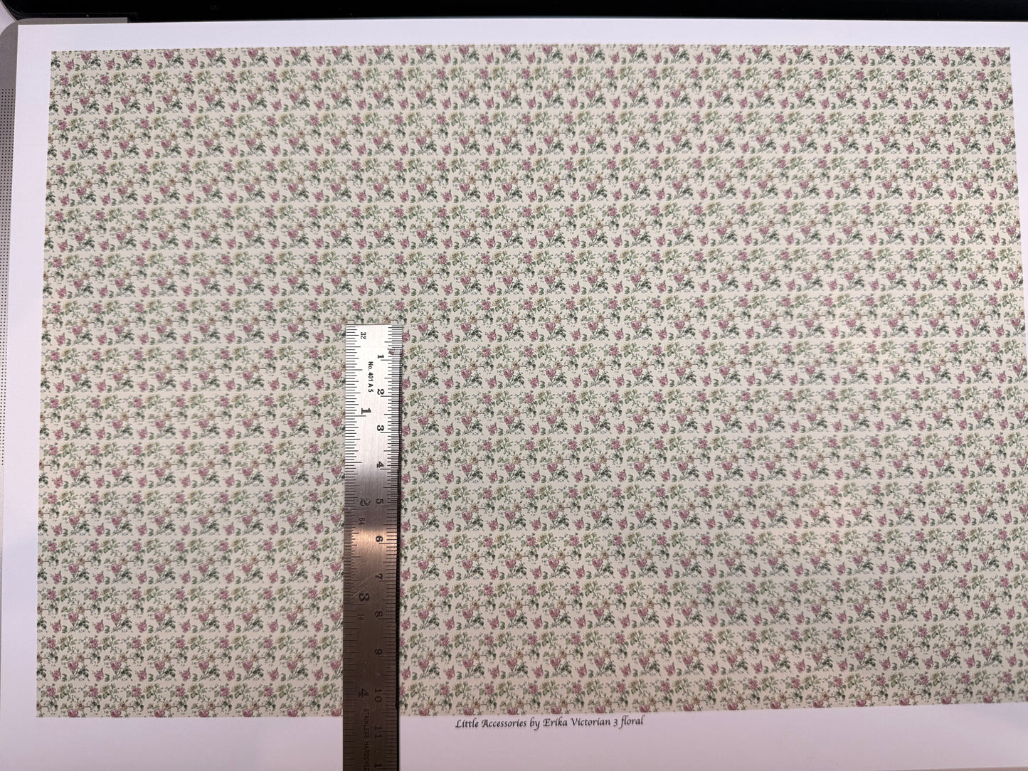 Wallpaper FLORAL (victorian) 1/48th scale