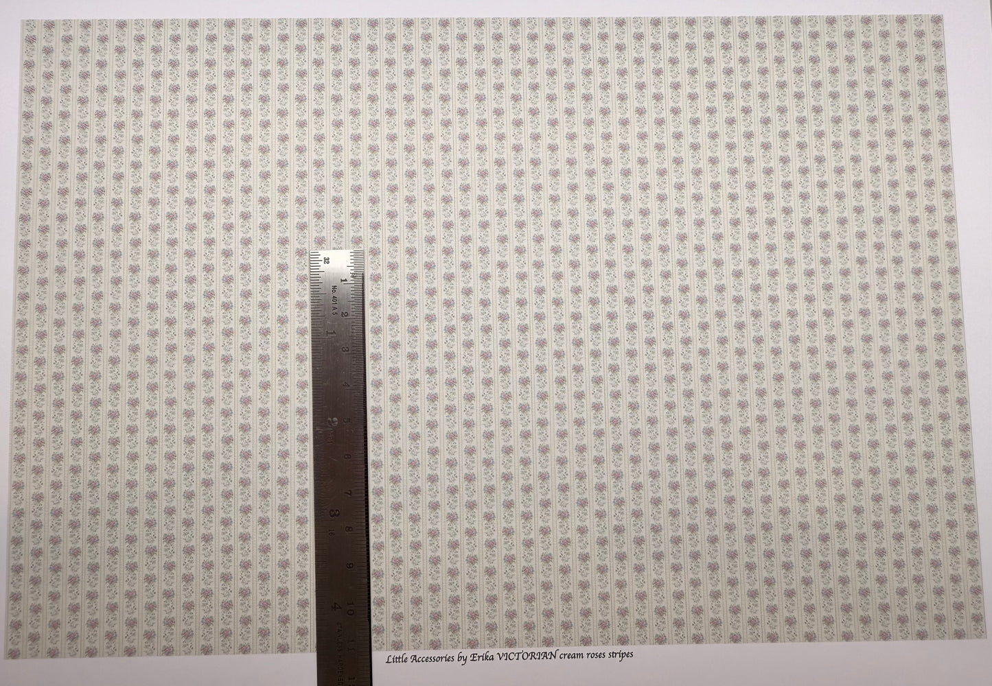 wallpaper victorian cream roses stripes