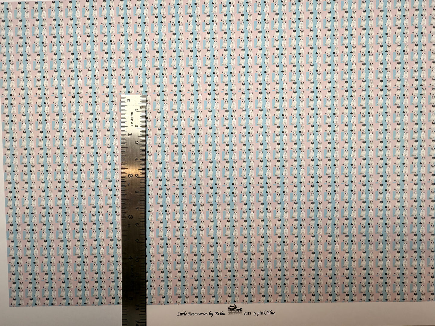 Wallpaper CATS 9 pink blue