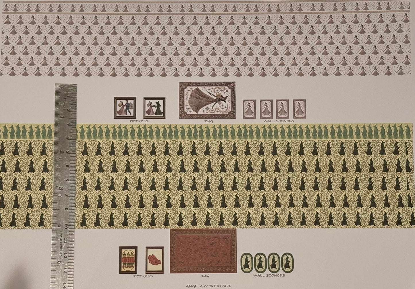 SET Angela GREEN & WHITE WITCH pack 1/48