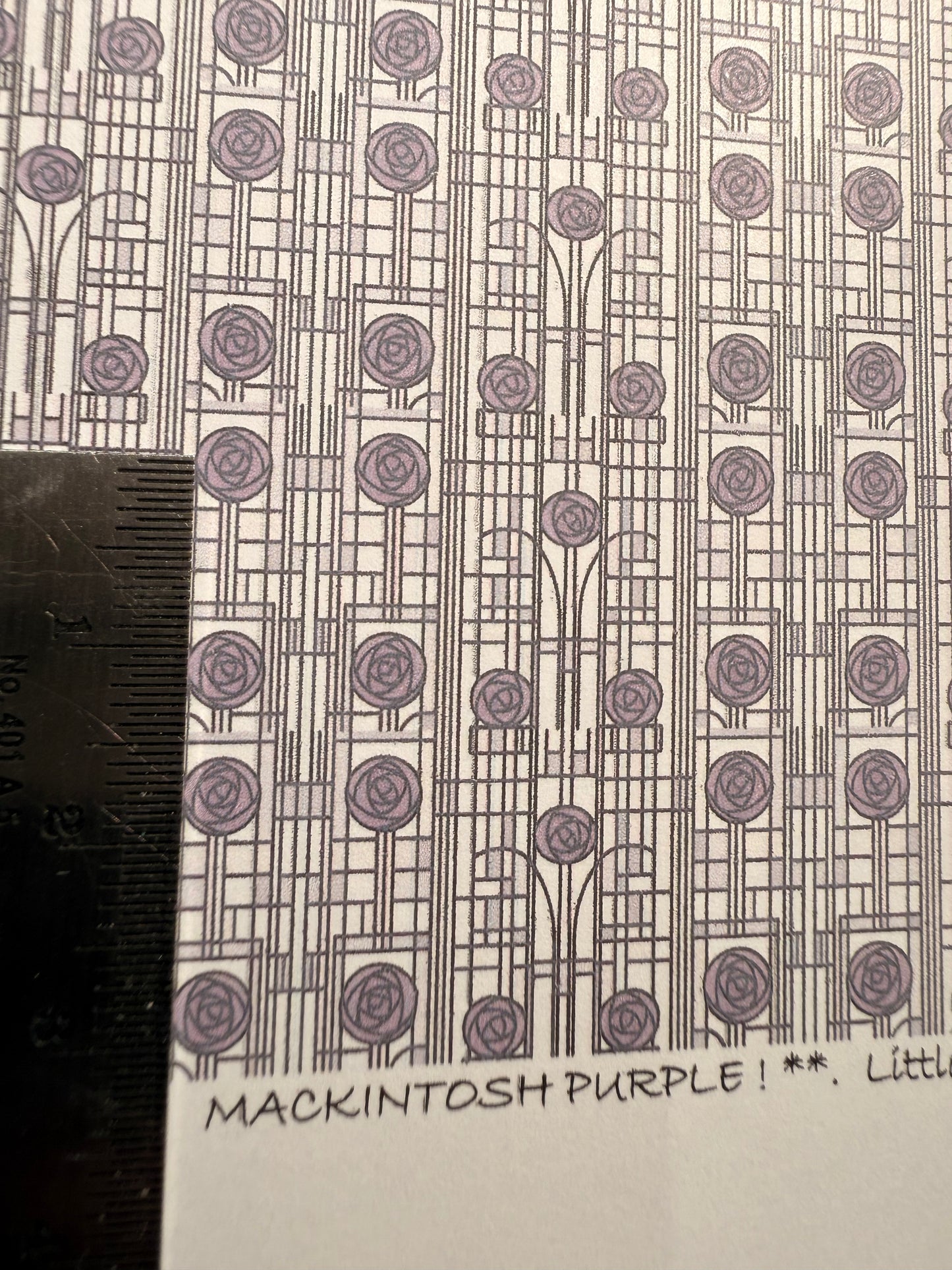 Wallpaper MACKINTOSH PURPLE 1