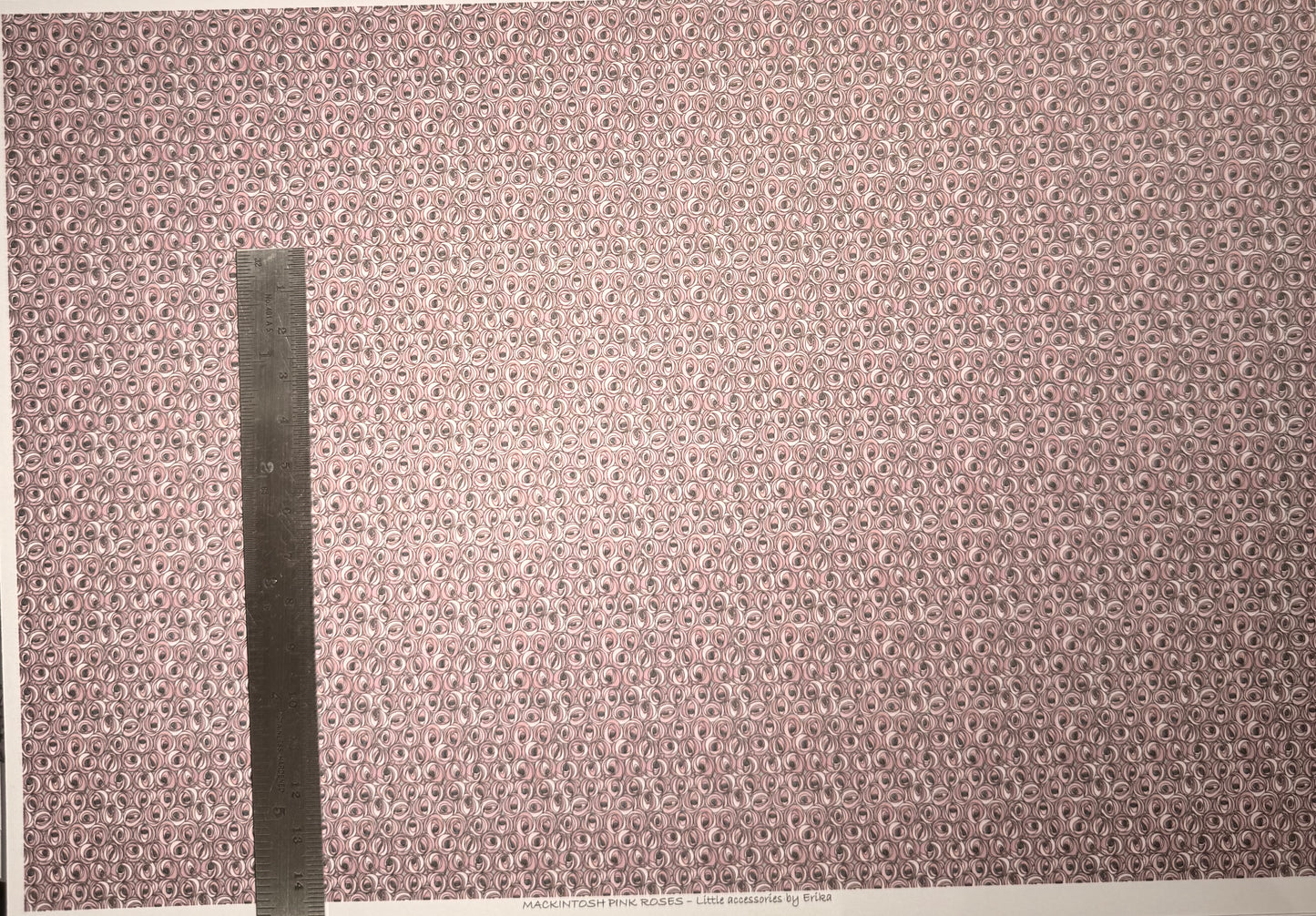 WALLPAPER MACKINTOSH PINK ROSES