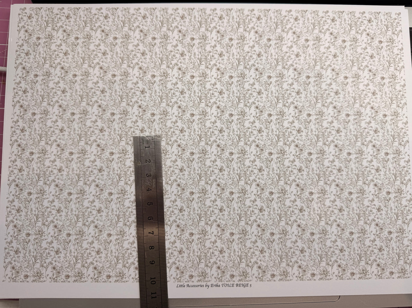 FABRIC TOILE Beige 5