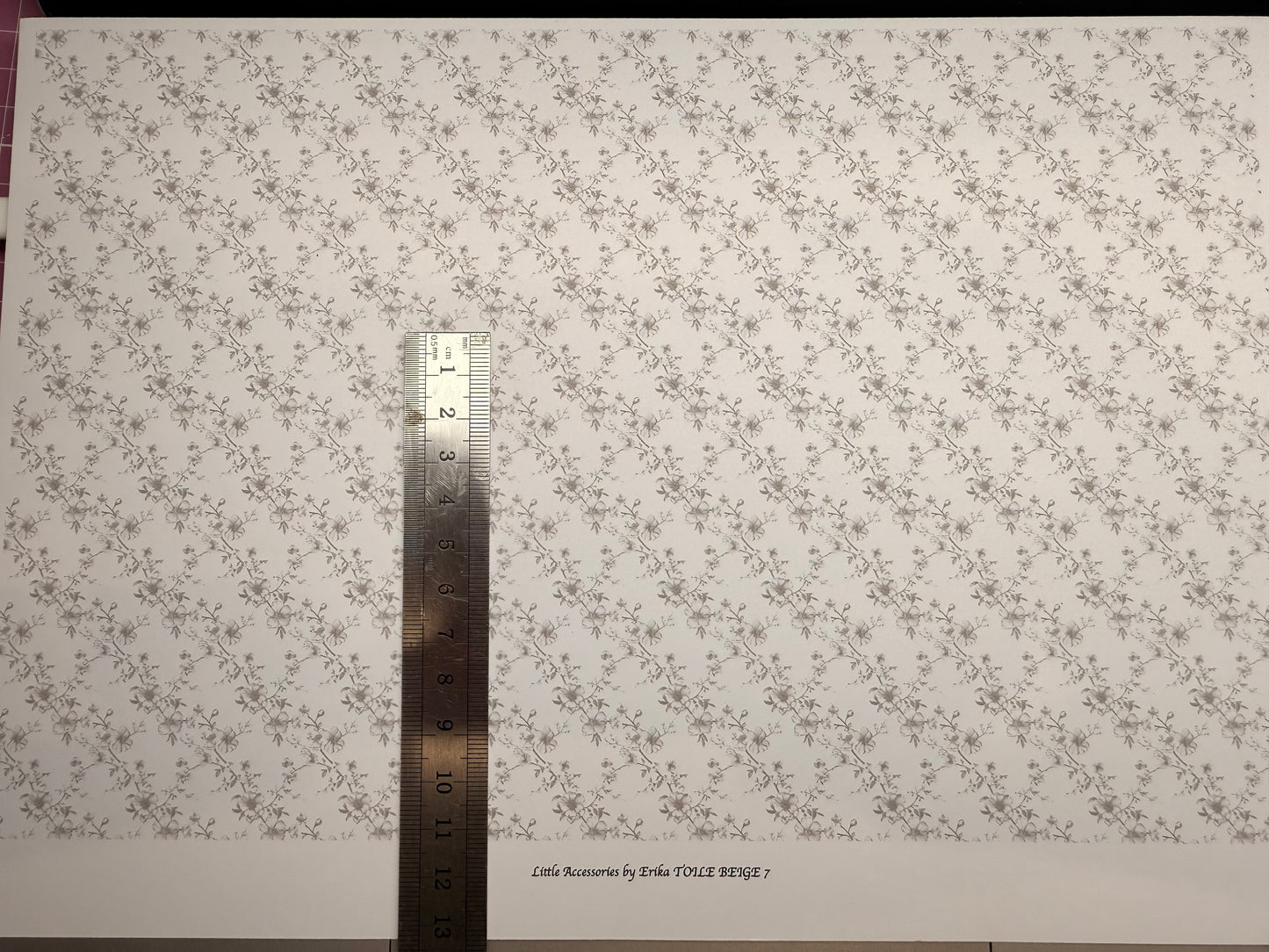 FABRIC Toile Beige 7. 1/48th