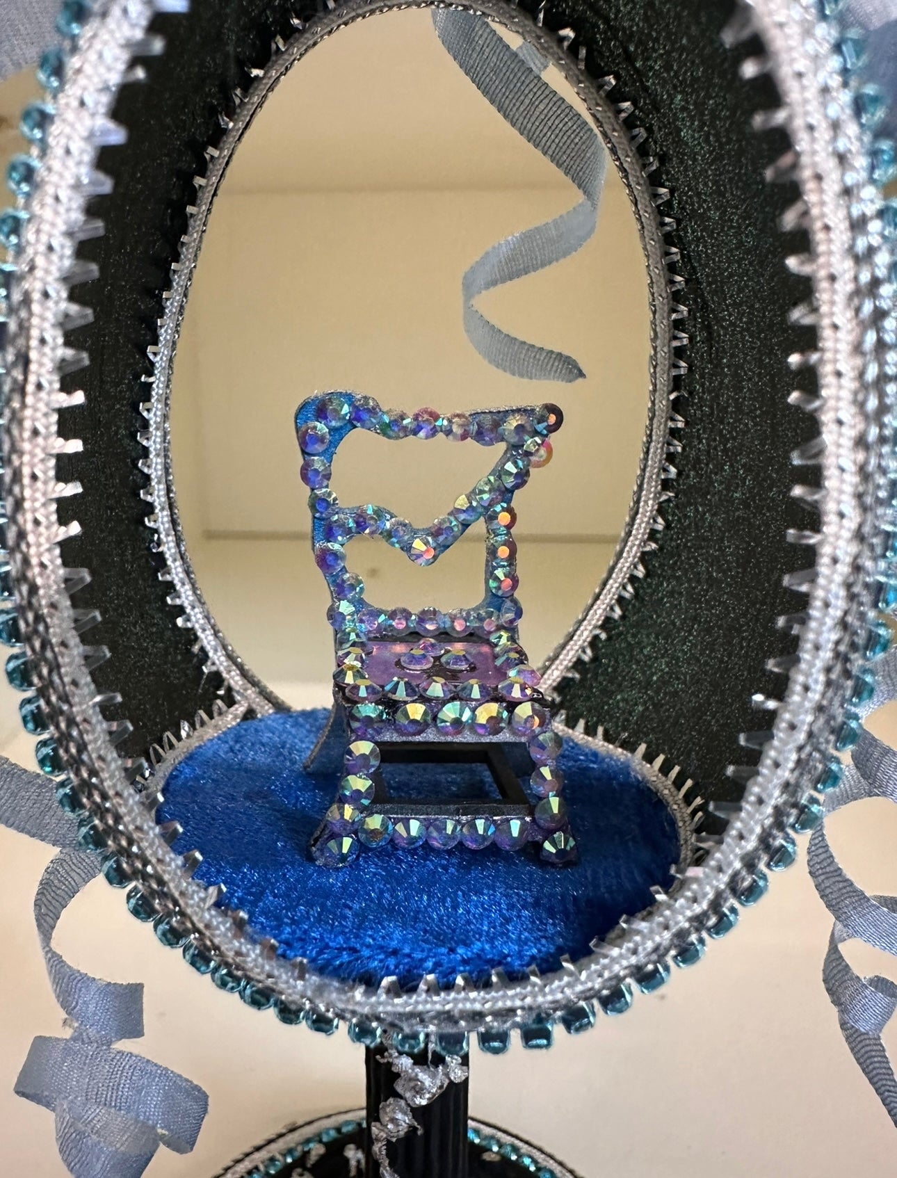 Wonky Wonderland crystal blue GOOSE egg