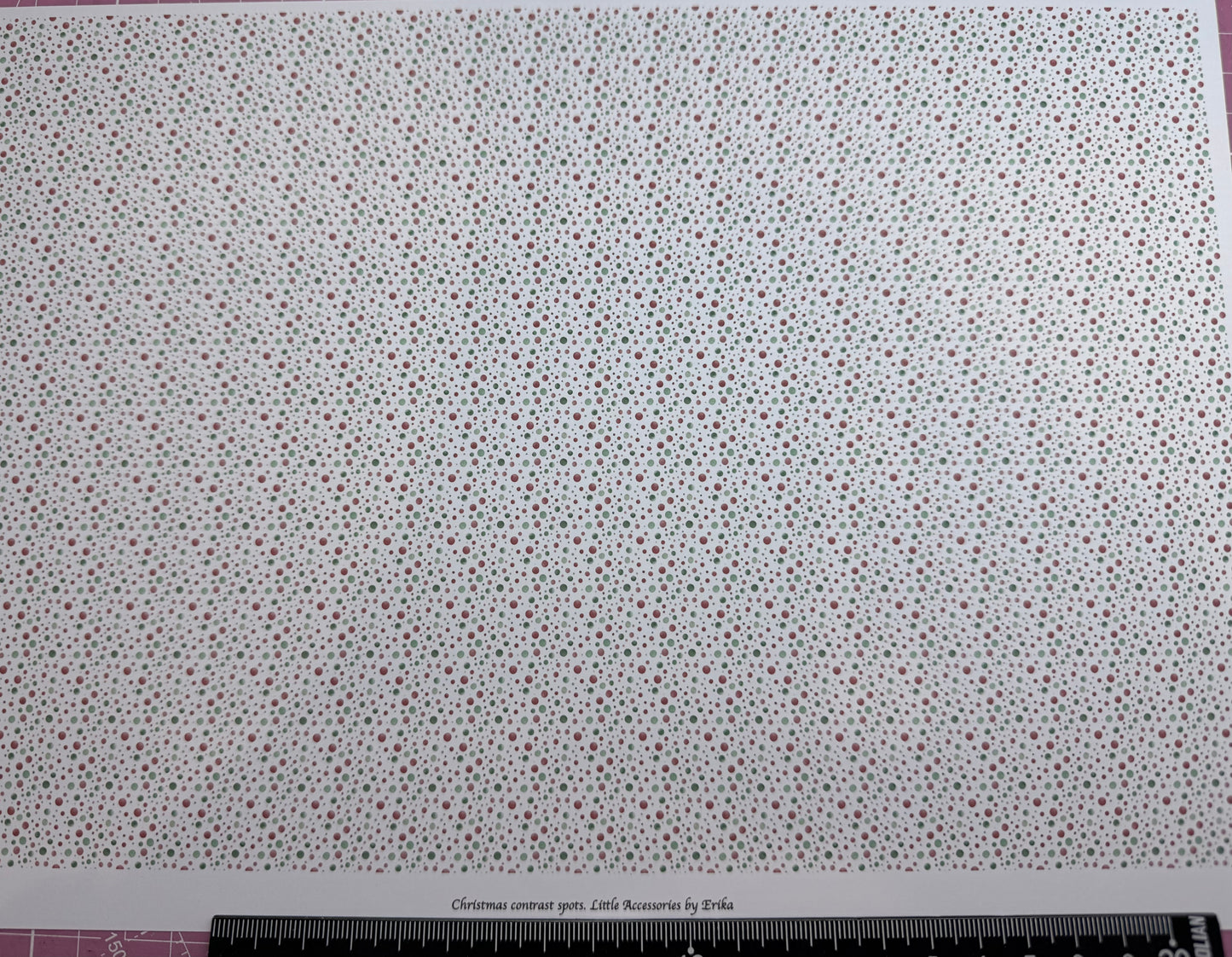 Wallpaper. Christmas/ Contrast. 1/48th scale.