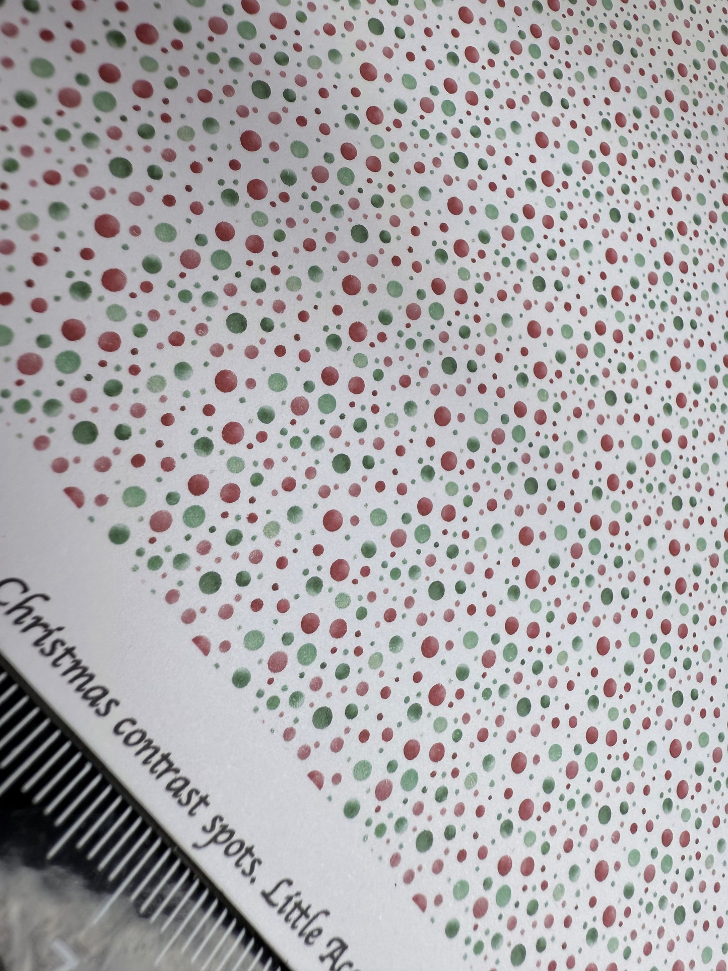 Wallpaper. Christmas/ Contrast. 1/48th scale.