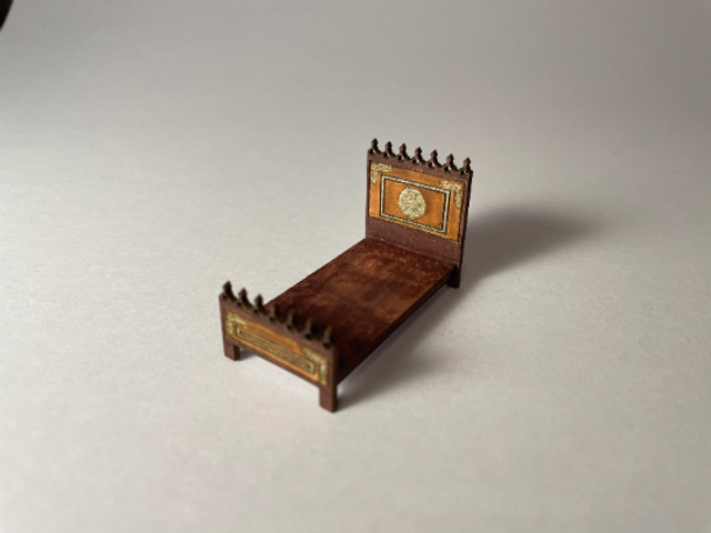 Merlin, King Arthur, Medieval collection. MERLINS BED. 1/48th scale KIT