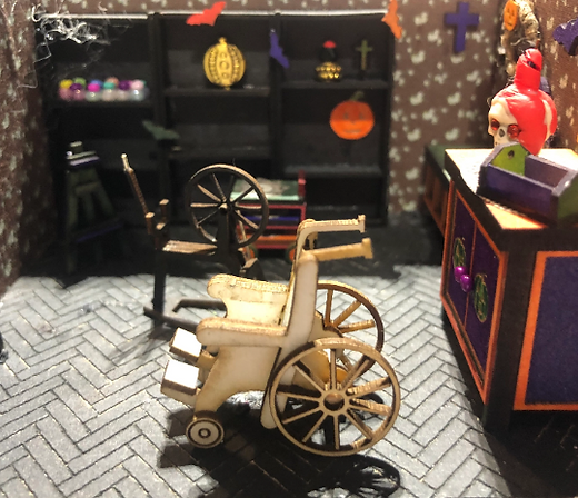 Medical collection. WHEELCHAIR. 1/48th scale KIT