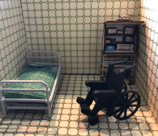 Medical collection. WHEELCHAIR. 1/48th scale KIT