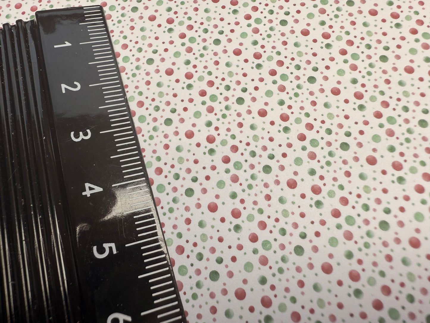 Wallpaper Christmas Green & red spots