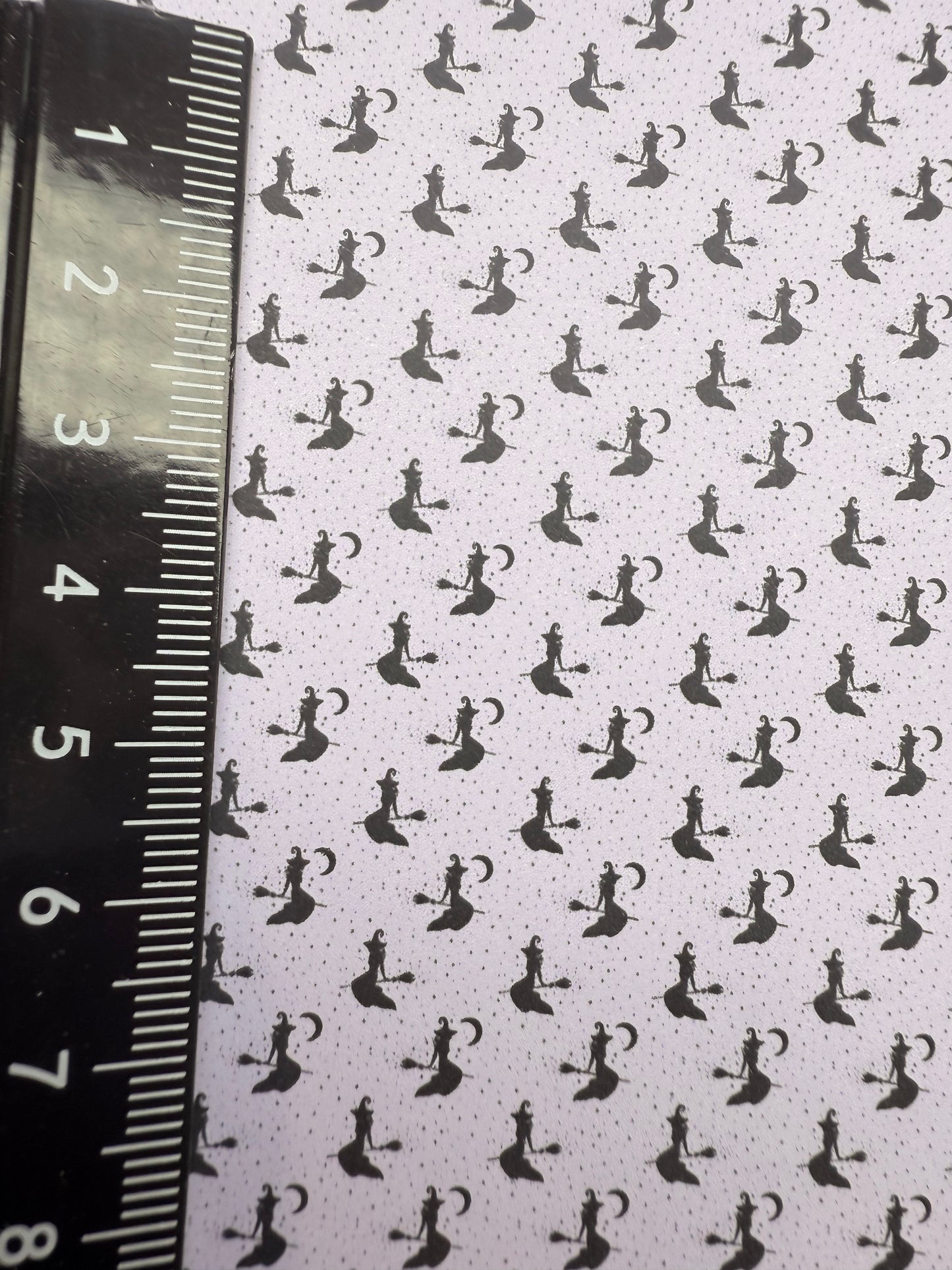 Wallpaper Halloween lavender witches 1/48th scale