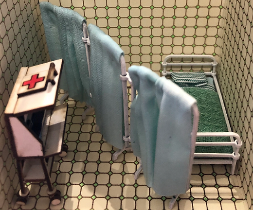 Medical collection.PRIVACY SCREEN. 1/48th scale kit