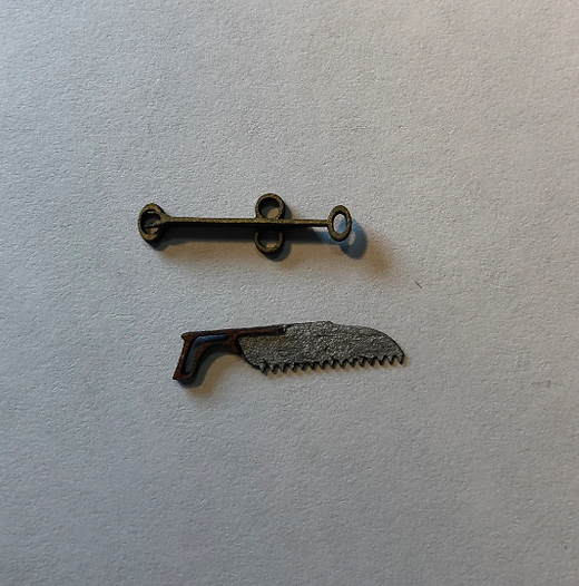 Medical collection. BONE SAW & TONSILLECTOMY TOOL. 1/48th scale kit