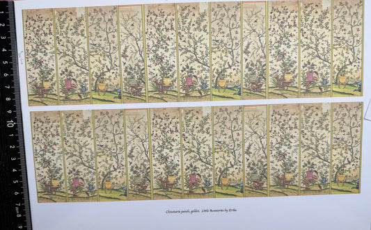 FABRIC chinoiserie panels